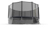 Батут EVO JUMP External 16ft с внешней сеткой и лестницей, диаметр 16ft + нижняя сеть