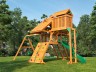 Деревянная детская площадка для дачи "Крепость Deluxe"
