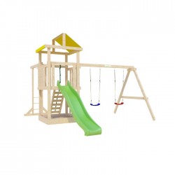 Детская деревянная игровая площадка "Панда Фани Baby с рукоходом"