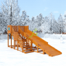 Детские деревянные зимние горки Snow Fox, скат 5,9 м 