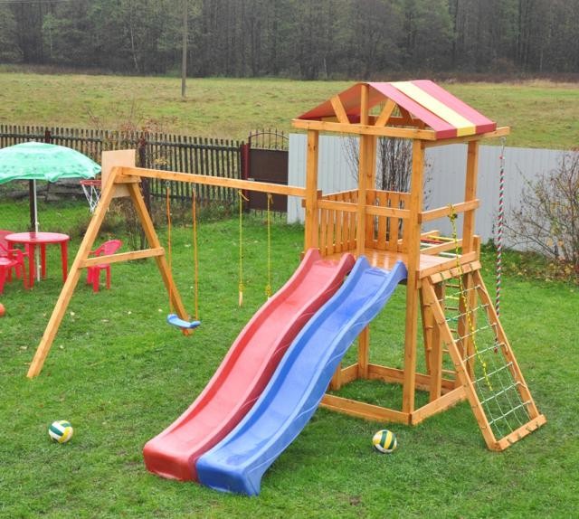Детская деревянная площадка для дачи Мадрид 18
