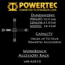 Стойка для хранения аксессуаров тренажеров Powertec WB-ASR10