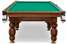 Бильярдный стол для пирамиды "Печора" (8 футов, 6 ног, под шар 60мм, 25мм камень) борта ясень