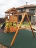 Детская деревянная площадка для дачи "Клубный домик"