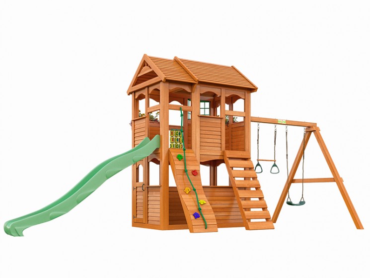 Детская деревянная площадка для дачи "Клубный домик 2"