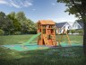 Детская деревянная площадка для дачи "Клубный домик 2 с рукоходом"